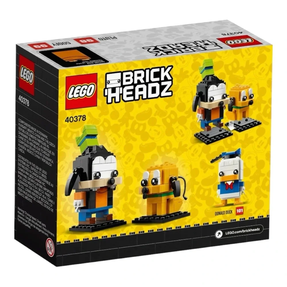 LEGO 40378 Goofy & Pluto BrickHeadz set Retired Disney Bricks FACTORY SEALED New